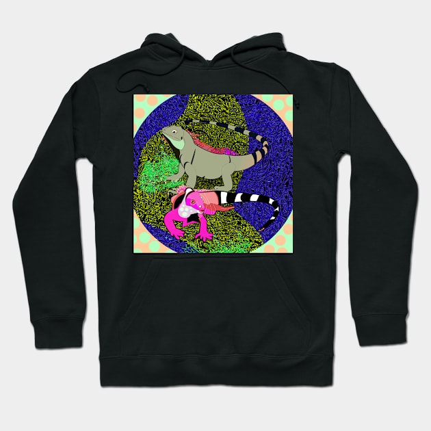 Iguanas Hoodie by momomoma